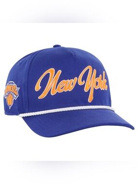 '47 New York Script Rope-Trim Cap - Royal/Orange